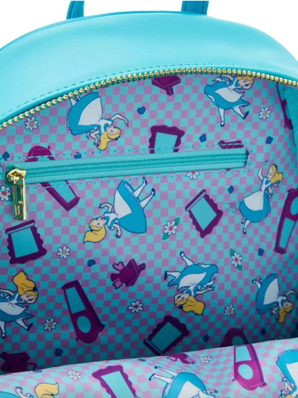 Loungefly Disney Alice in Wonderland Rabbit Hole Lenticular Mini Backpack